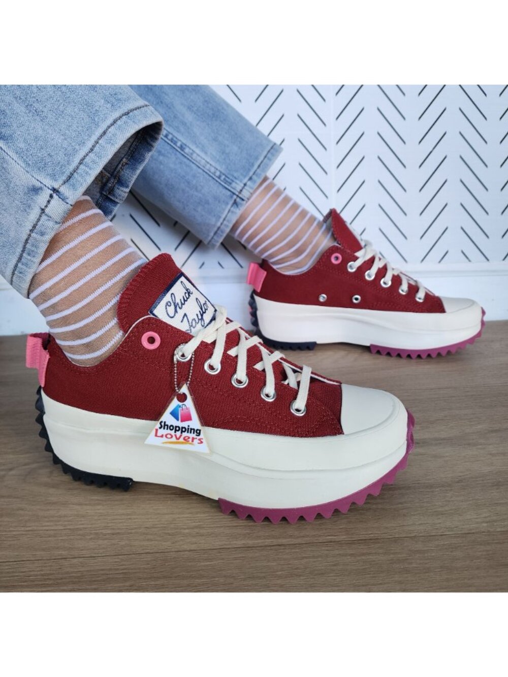 ❤️Converse Run Star Hike Ox Low Platform Sz 6.5 Womens Shoes Sneaker New A14272C - Picture 2 of 12